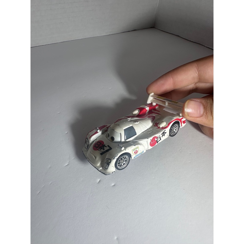 Disney Pixar Cars Shu Todoroki World Grand Prix White Red - Picture 8 of 9